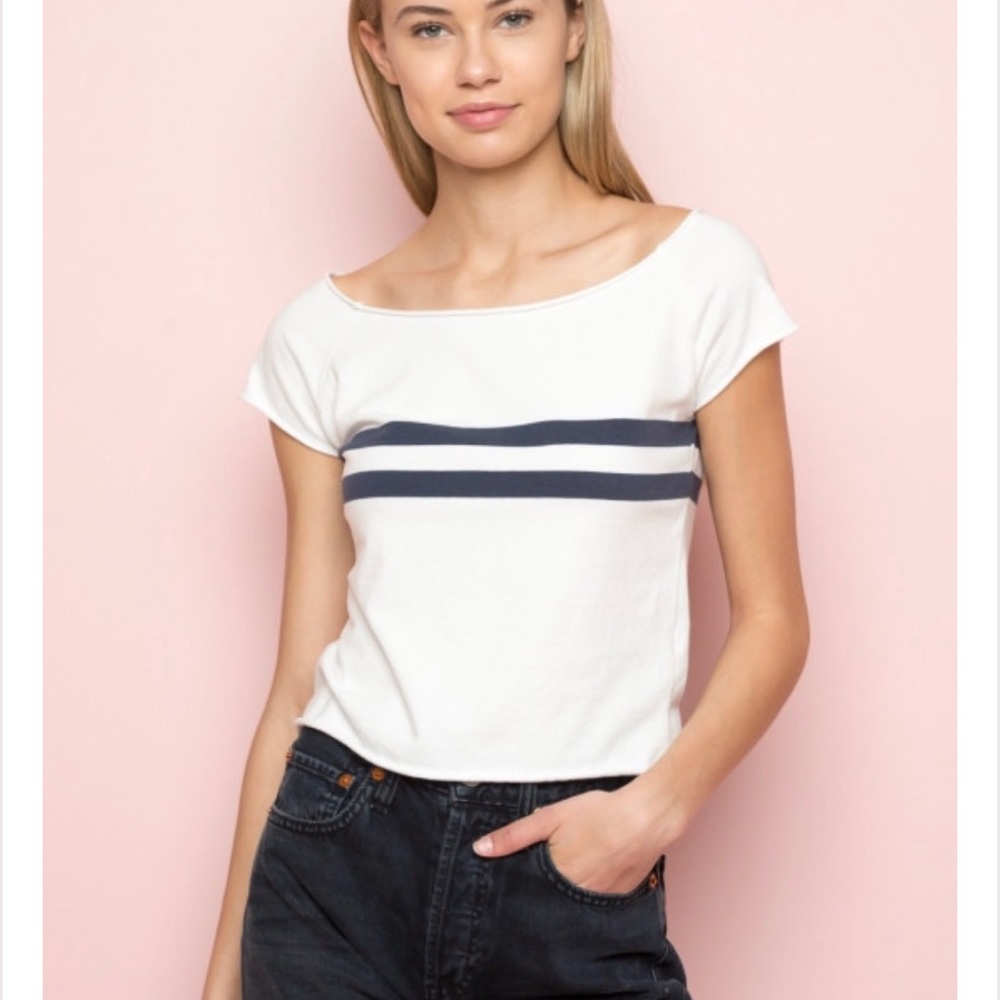 Brandy Melville White Crop Top